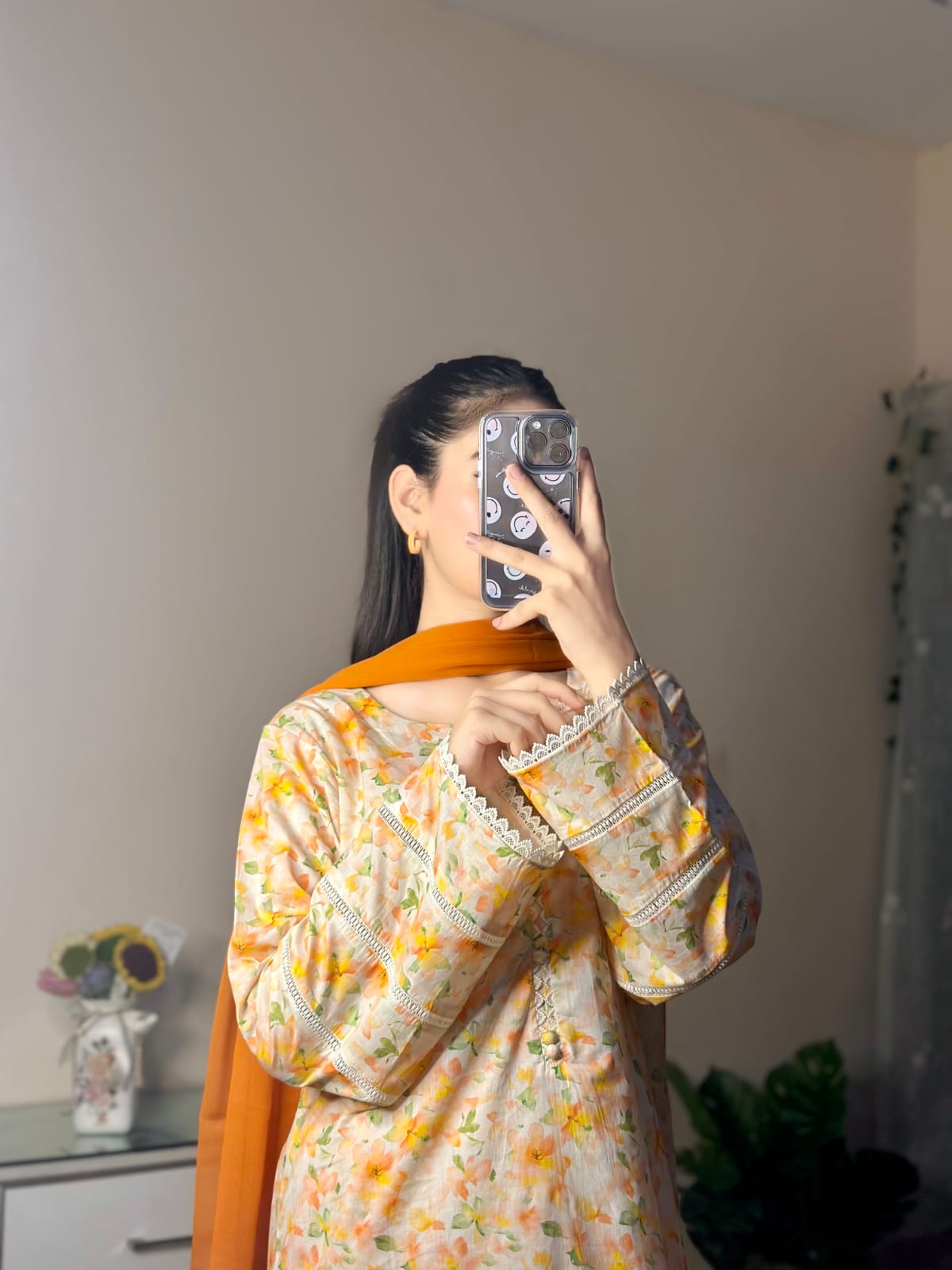 Mehak 3pc Printed
