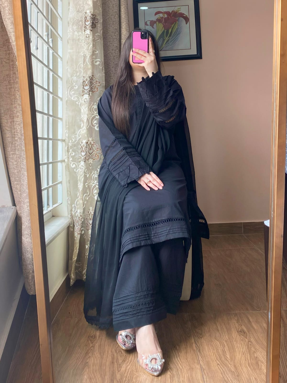 Shirt with Farshi shalwar