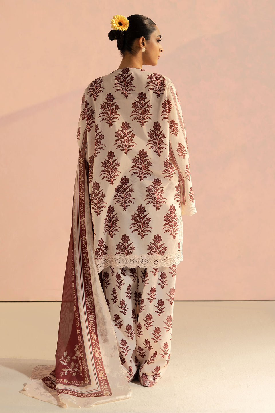 Mughal  printed Lawn