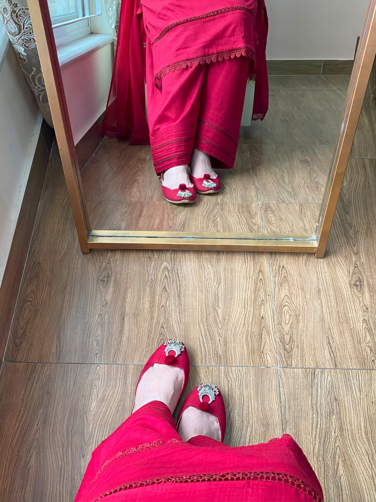 Soft Cotton Dress with Shalwar